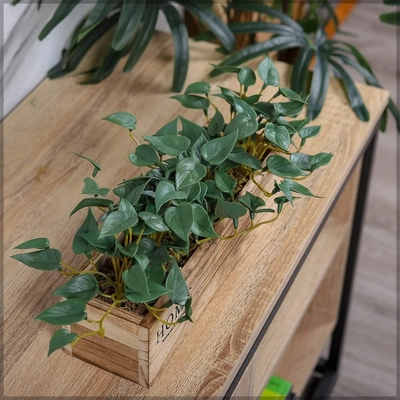 YATAI 4 Bunch Artificial Plants Succulent Leaves-4