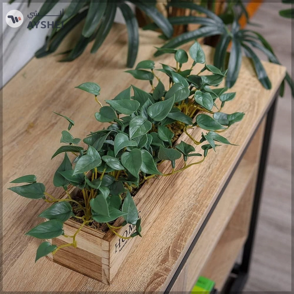 YATAI 4 Bunch Artificial Plants Succulent Leaves