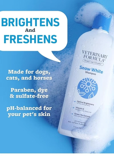 Veterinary Formula Synergy Labs Veterinary Formula Solutions Snow White Shampoo 17oz - 503ml-5