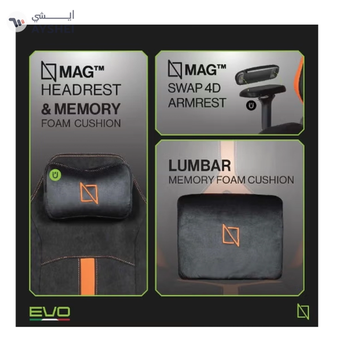 NAVODESK APEX PROMAX EVO EDITION, High Back Computer Gaming Chai-1-1