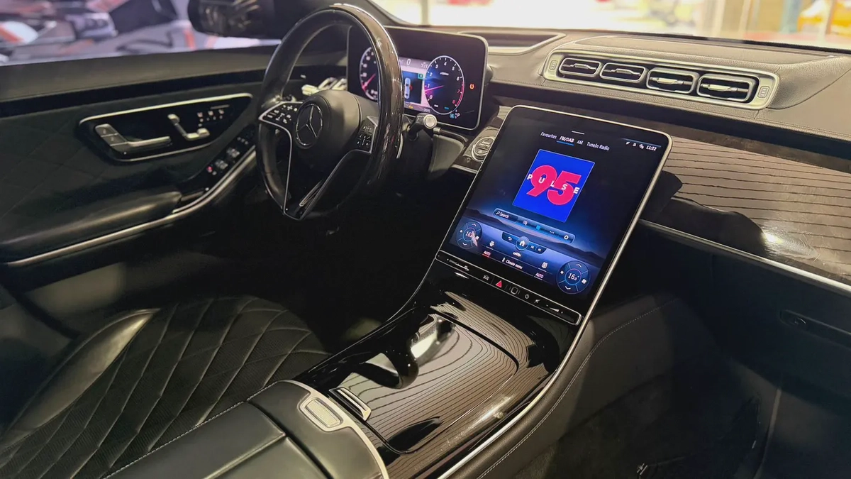 MERCEDES S500, GCC, FULL OPTION, UNDER WARRANTY-2-2