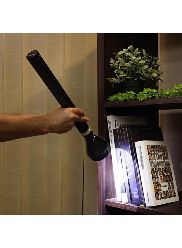 Olsenmark Rechargeable LED Flashlight Torch White