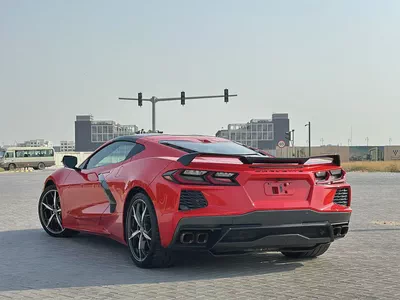 2020 Chevrolet Corvette Stingray 3LT – Torch Red – Alcantara Package – Carbon Fiber – Front Lift-1