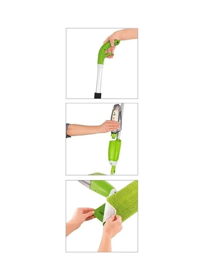 Everwin Quick Swipe Microfiber Spray Mop Green/White/Black-3