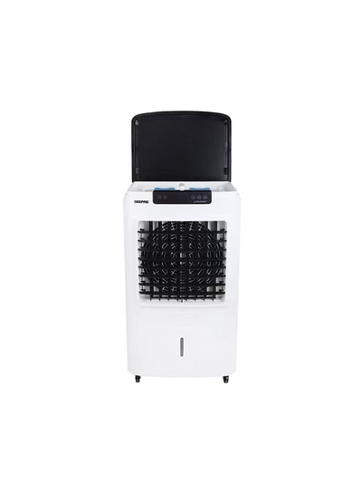 GEEPAS Air Cooler,45L Tank And Ice Compartment,Portable Ergonomic Design With 3 Wind Speed|LED Control Panel Remote 250 W GAC9495 White, Black-3