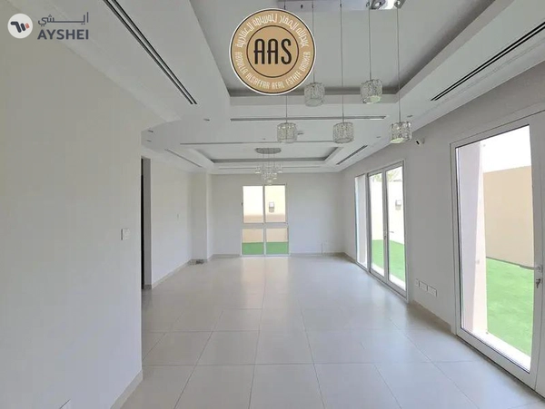 Huge 3bhk villa with maid room 5bathrooms in 265k balcony wardrobes 1parking free