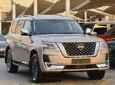 نيسان باترول بلاتينوم فل اوبشنNissan Patrol 2022 LE Platinum | GCC Specs | Pristine Condition-3