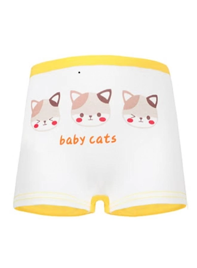 Babyqlo 4 Pack Baby Cats Printed Boxer Multicolour-1