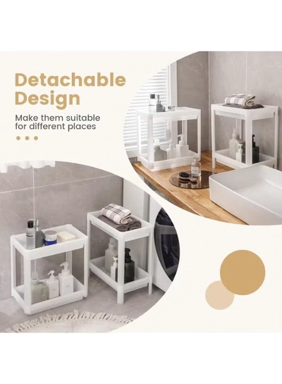 Eworld 4-Tier Bathroom Storage Shelves-1
