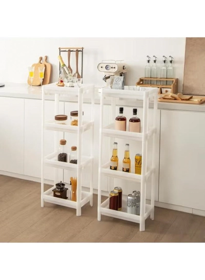 Eworld 4-Tier Bathroom Storage Shelves-4