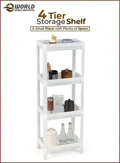 Eworld 4-Tier Bathroom Storage Shelves-0
