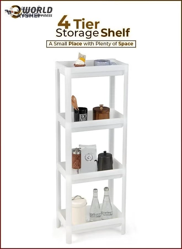 Eworld 4-Tier Bathroom Storage Shelves