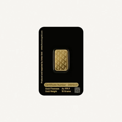 SwissGold Minted Gold Bar 10g 24K (999.9%) Pure Gold-1
