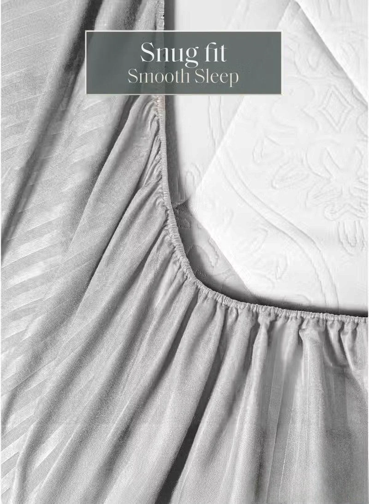 Premium Striped Duvet Set All Season – 6-Pieces Set Grey | King Size 220x240 cm | Ultra-Soft, Wrinkle-Resistant & Made in Dubai | Includes Duvet Cover, Fitted Sheet (200x200 cm) & 4 Pillowcases (50x70 cm)-5-5