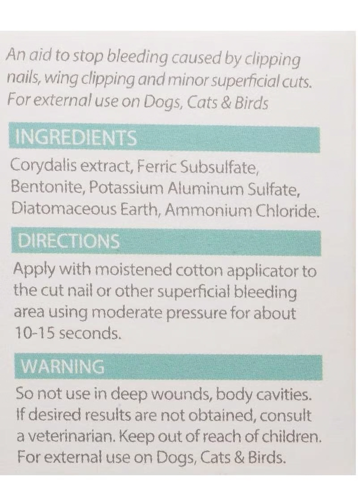 Bioline Stop Bleeding Pets Styptic Powder 14 g, Multicolor-2-2