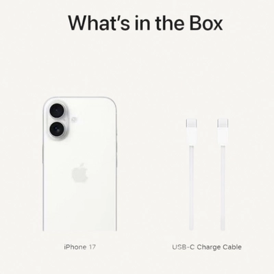 Apple iPhone 17 256GB White 5G (eSim only) With FaceTime - International Version-2