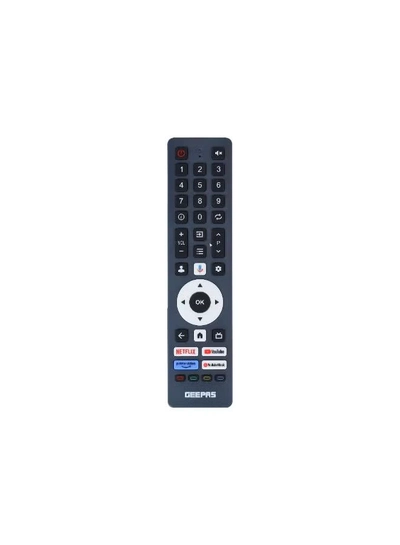 GEEPAS 55" 4K Ultra HD QLED Google TV | Sharp Picture with Sleek Design, with Built-in Apps | Dolby Audio, HDMI & USB Connectivity | Voice Remote with Google Cast | GLED5505GTQLD-3