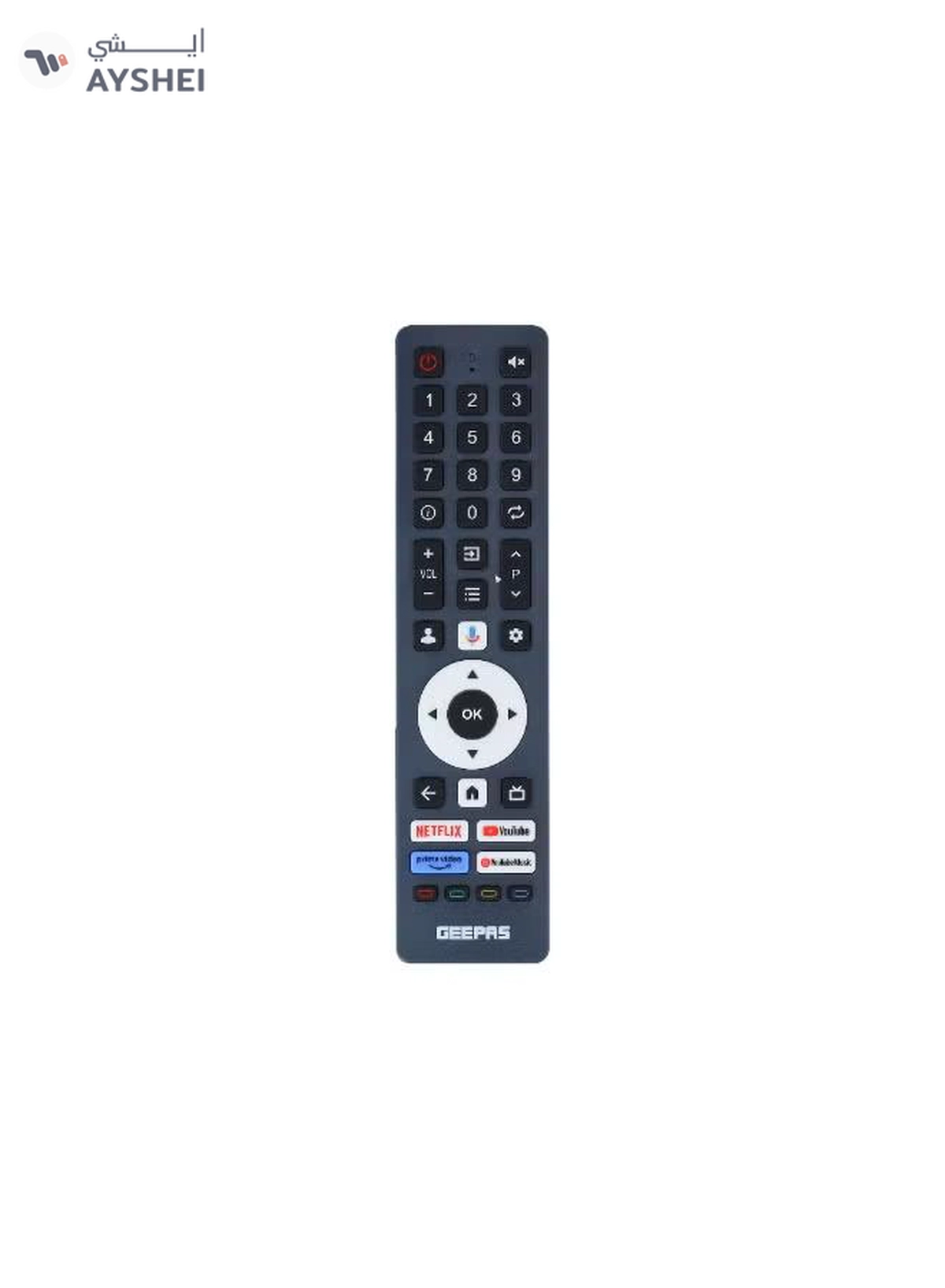 GEEPAS 55" 4K Ultra HD QLED Google TV | Sharp Picture with Sleek Design, with Built-in Apps | Dolby Audio, HDMI & USB Connectivity | Voice Remote with Google Cast | GLED5505GTQLD-3-3