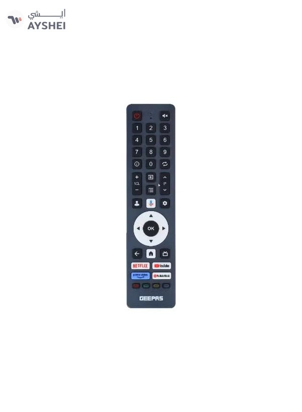 GEEPAS 55" 4K Ultra HD QLED Google TV | Sharp Picture with Sleek Design, with Built-in Apps | Dolby Audio, HDMI & USB Connectivity | Voice Remote with Google Cast | GLED5505GTQLD