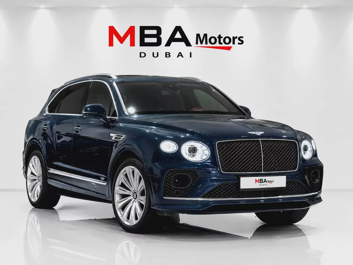 GCC | Bentley Bentayga W12 Speed | 2022 | Full Service history | Low Mileage-1-1