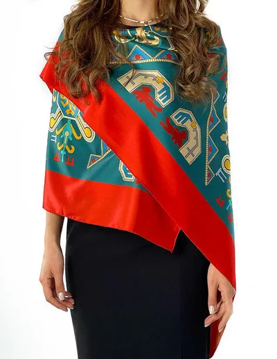 Silk Road - Ancient Shaki Scarf (Large)-0