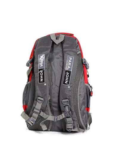 PARAJOHN Nylon Zipper Back Pack Red-2