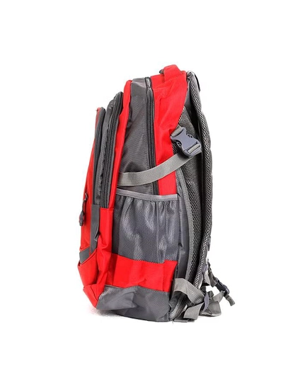 PARAJOHN Nylon Zipper Back Pack Red-3