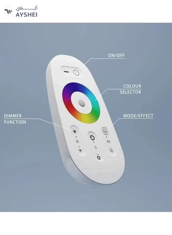 XiuWoo Remote Control RGB LED Corner Floor Lamp Multicolour