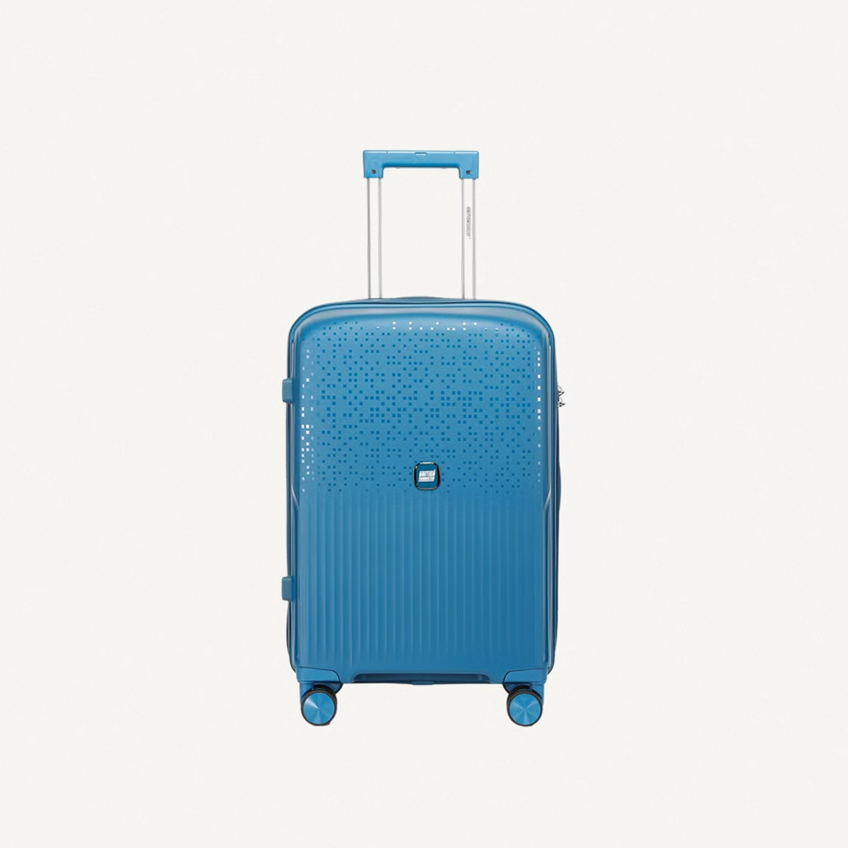 British Tourister 3 Piece Polypropylene Hard Side Spinner Luggage Trolley Set 20/24/28 Inch - Peacock Blue-2-2
