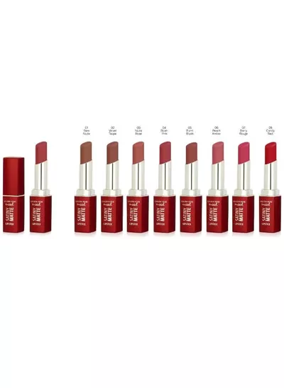 Golden Rose Mood Satiny Matte Lipstick No:01 Bare Nude-1