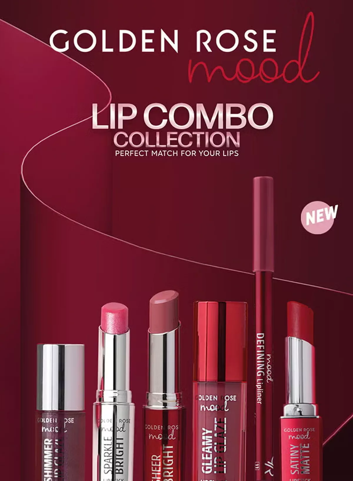 Golden Rose Mood Satiny Matte Lipstick No:01 Bare Nude-2-2