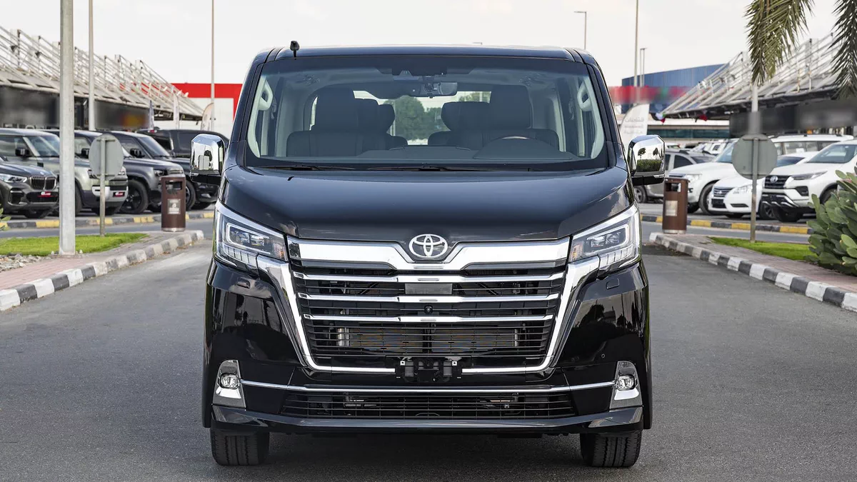 2024 Toyota Granvia – Spacious and Stylish Black Bus