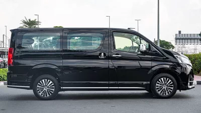 2024 Toyota Granvia – Spacious and Stylish Black Bus-4