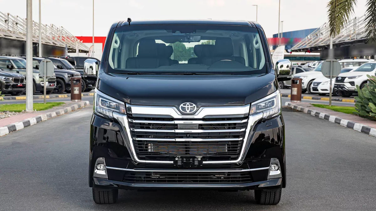 2024 Toyota Granvia – Spacious and Stylish Black Bus