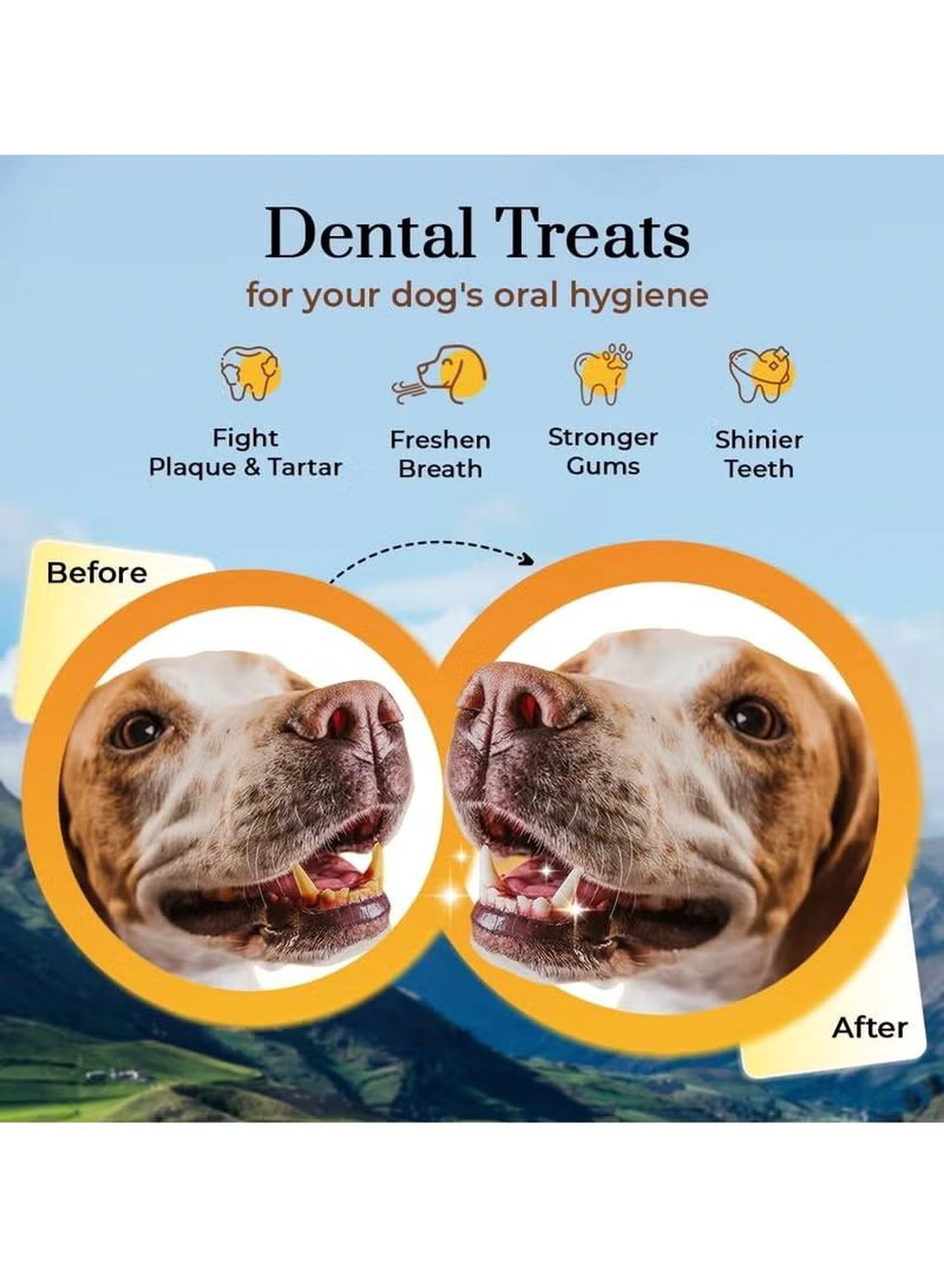 Dogsee Chew Dogsee Turmeric Small Bars: Long-Lasting Dental Chews for Small Dogs 100g-4-4