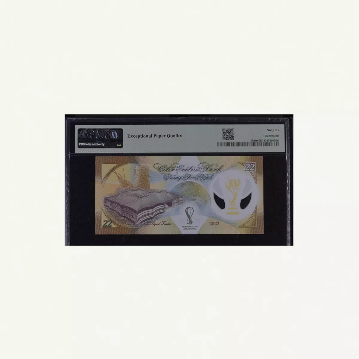Qatar 2022 – 22 Riyals FIFA World Cup Commemorative Banknote-1-1