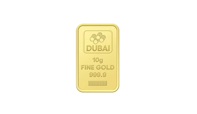 Dubai Gold 10 Grams Pure 999.9 Fine Gold Bar-2