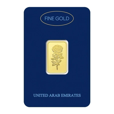 Dubai Gold 10 Grams Pure 999.9 Fine Gold Bar-0