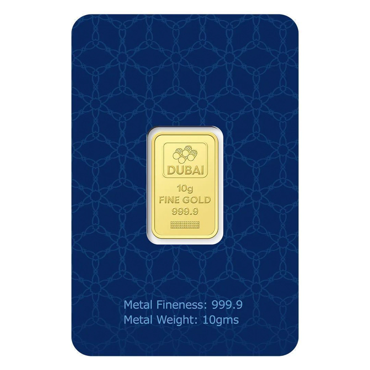 Dubai Gold 10 Grams Pure 999.9 Fine Gold Bar-1-1