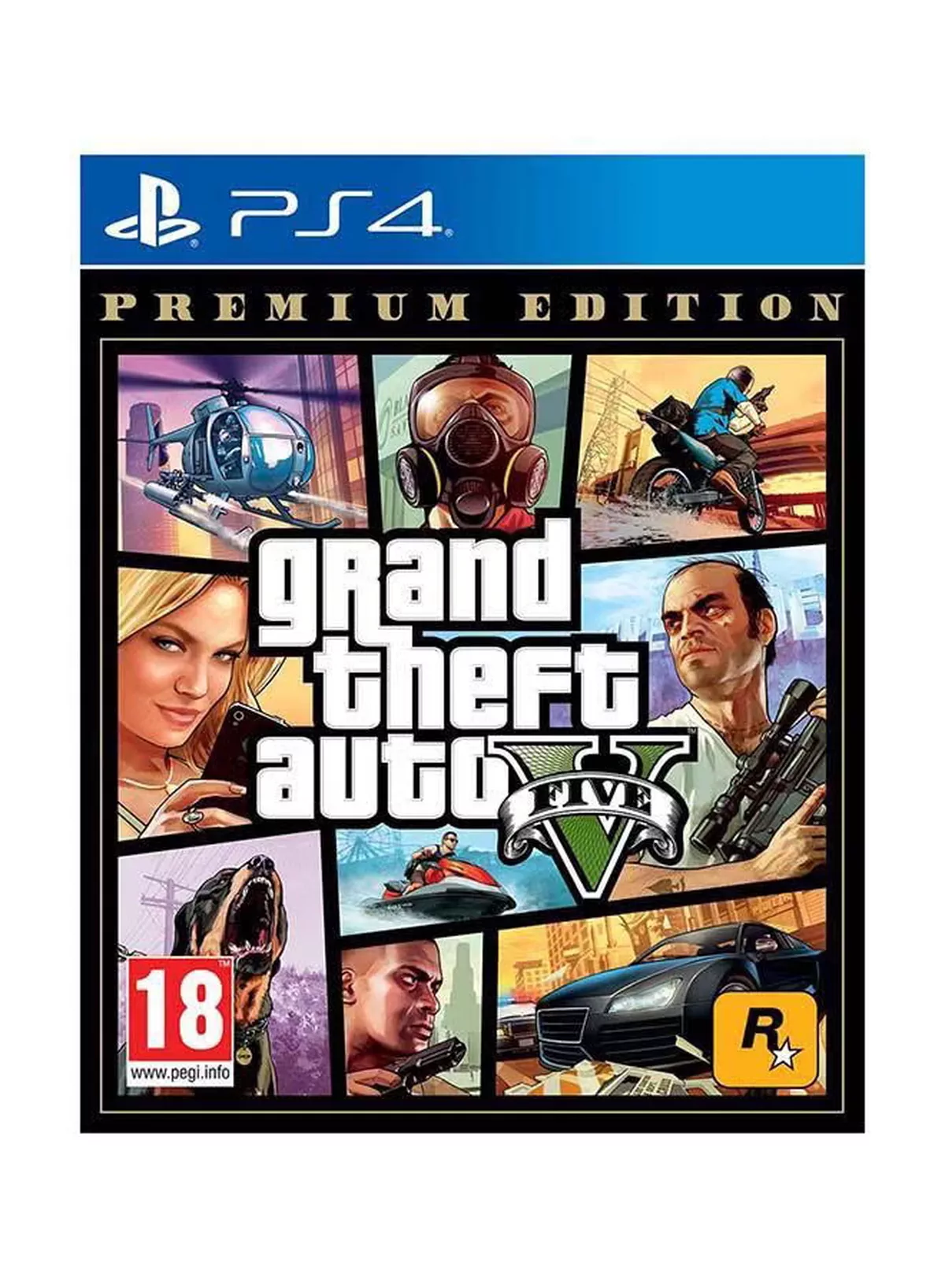 Rockstar Games Grand Theft Auto V - Premium Edition - PlayStation 4 - Action & Shooter - playstation_4_ps4