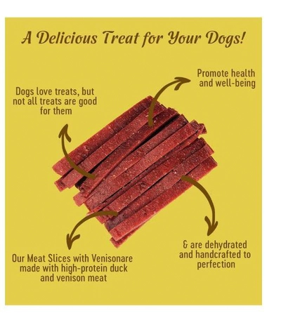 Dog Fest Slices With Venison For Adult Dogs 90g-2