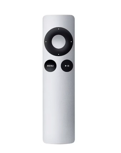 Generic Remote For Apple TV 2nd/3rd Generation Silver/Black-0