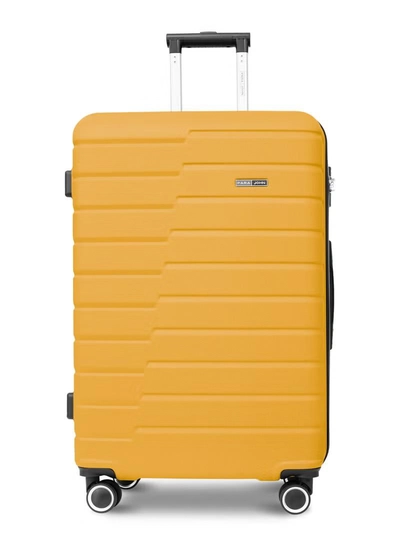 PARAJOHN Beta Cabin Size Lightweigh ABS Hardside Spinner Luggage Trolley -20 Inch | Carrying 10KG 4-Wheel Hardshell Suitcase-Yellow-0