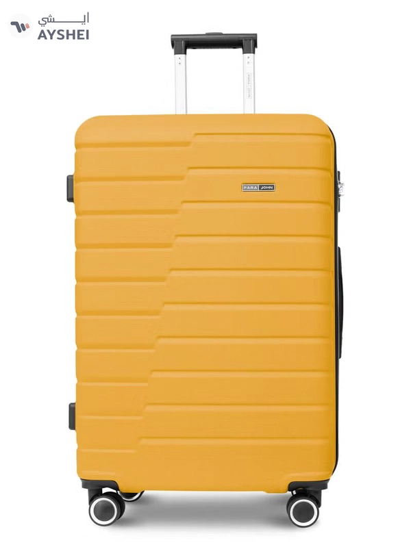 PARAJOHN Beta Cabin Size Lightweigh ABS Hardside Spinner Luggage Trolley -20 Inch | Carrying 10KG 4-Wheel Hardshell Suitcase-Yellow