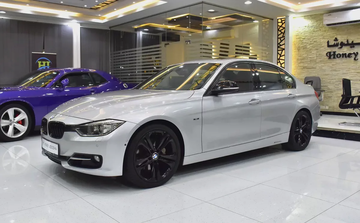 EXCELLENT DEAL for our BMW 335i Sport ( 2013 Model ) in Silver Color GCC Specs-1-1