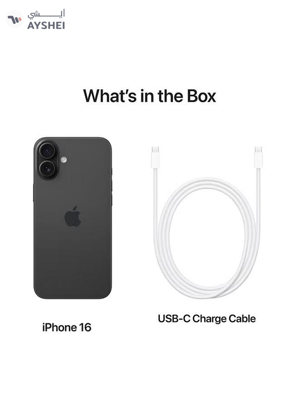 Apple iPhone 16 128GB Black 5G With FaceTime - International Version
