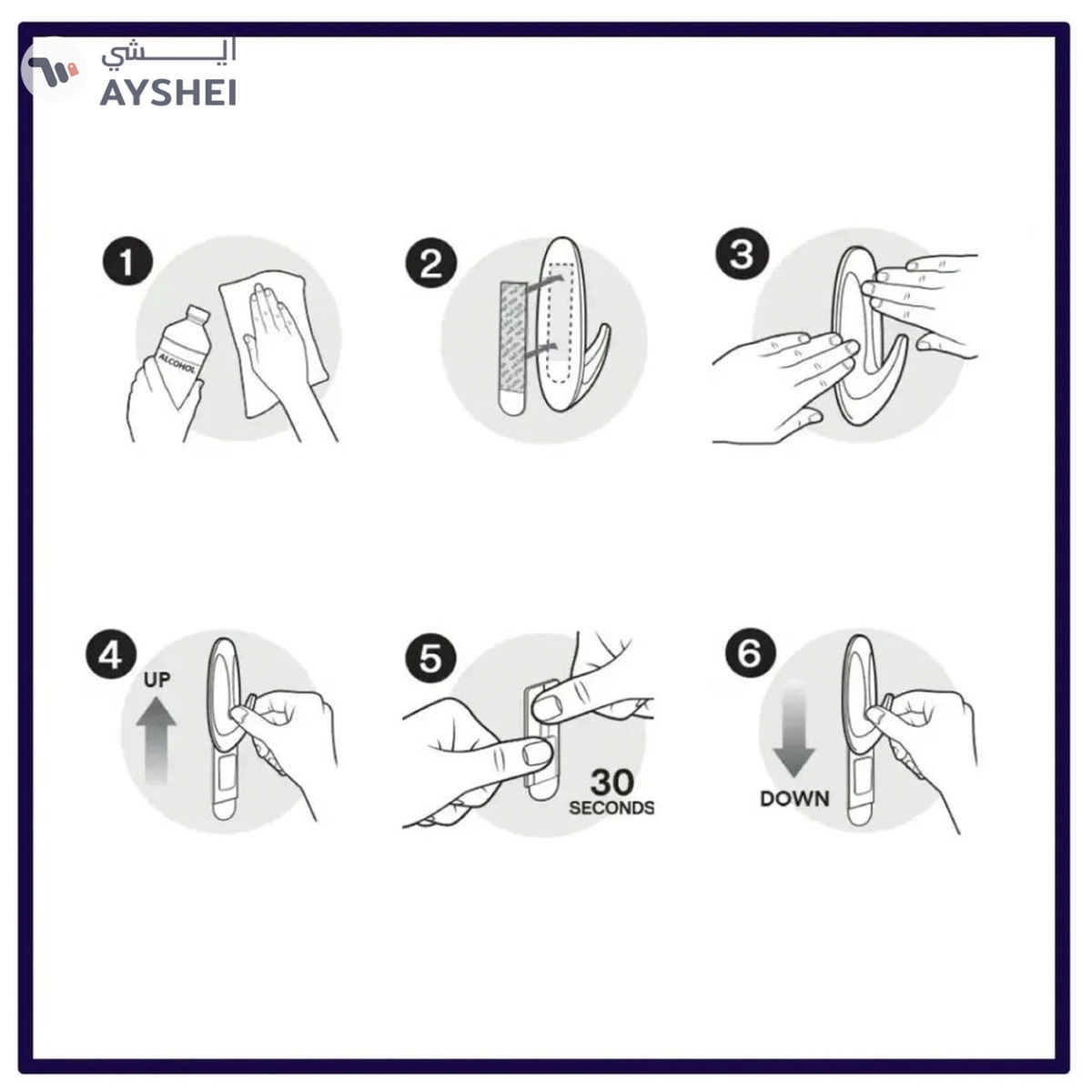  3M Command Modern Reflections Medium Bathroom Hook – Stylish and Damage-Free Wall Hook-3-3