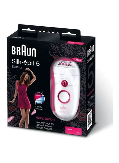 BRAUN Silk-Epil 5Young Beauty Epilator White/Pink-1