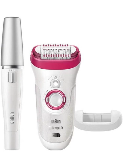 BRAUN Silk-Epil 9 With 3 Attachments White-0