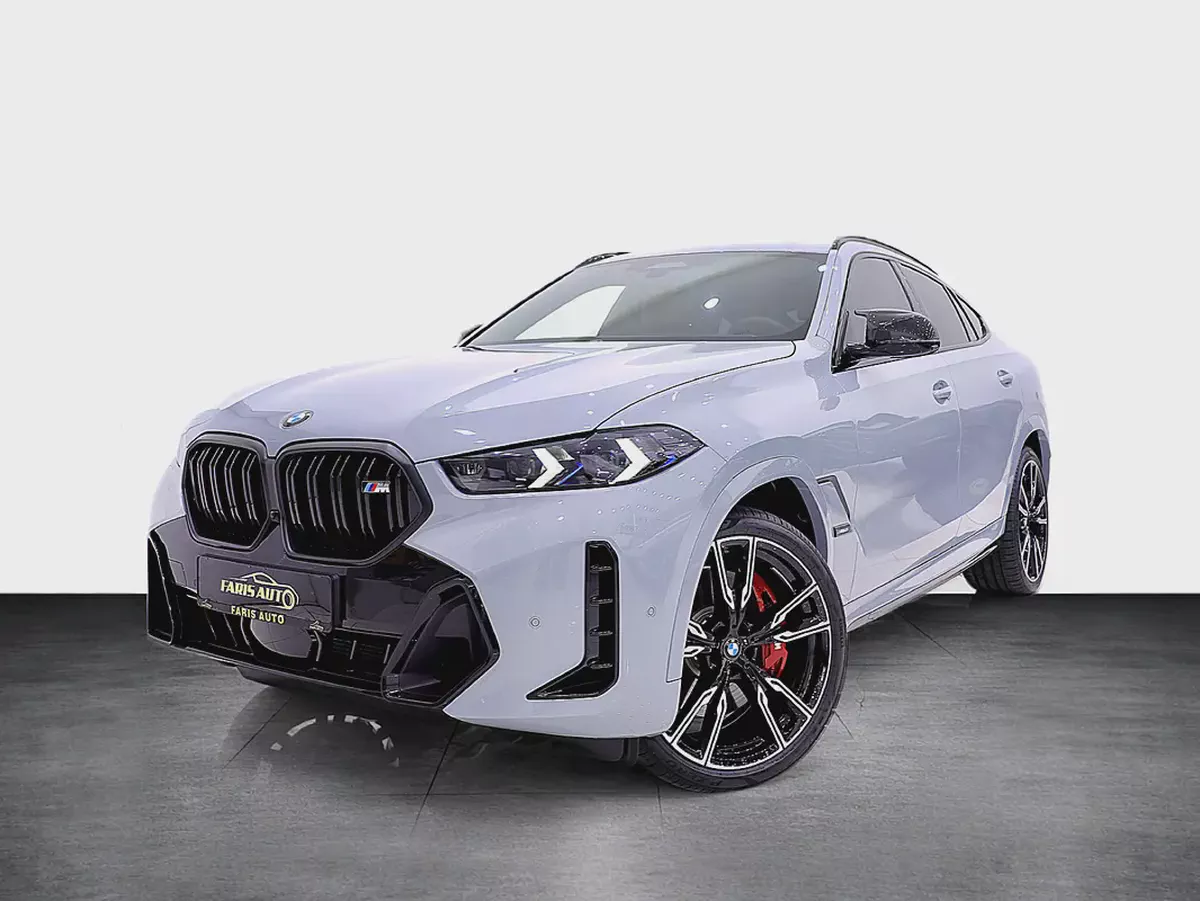 BMW X6 M60i 2026 GCC SPECIAL NARDO GRAY -CARBON PACKAGE + 5 YEARS WARRANTY + SERVICE + Brake service